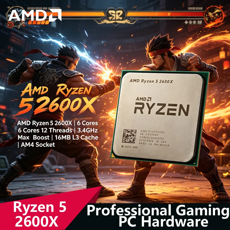AMD Ryzen 5 2600X AM4 Gaming C - Amd Cpu Ryzen 5 recension och pris