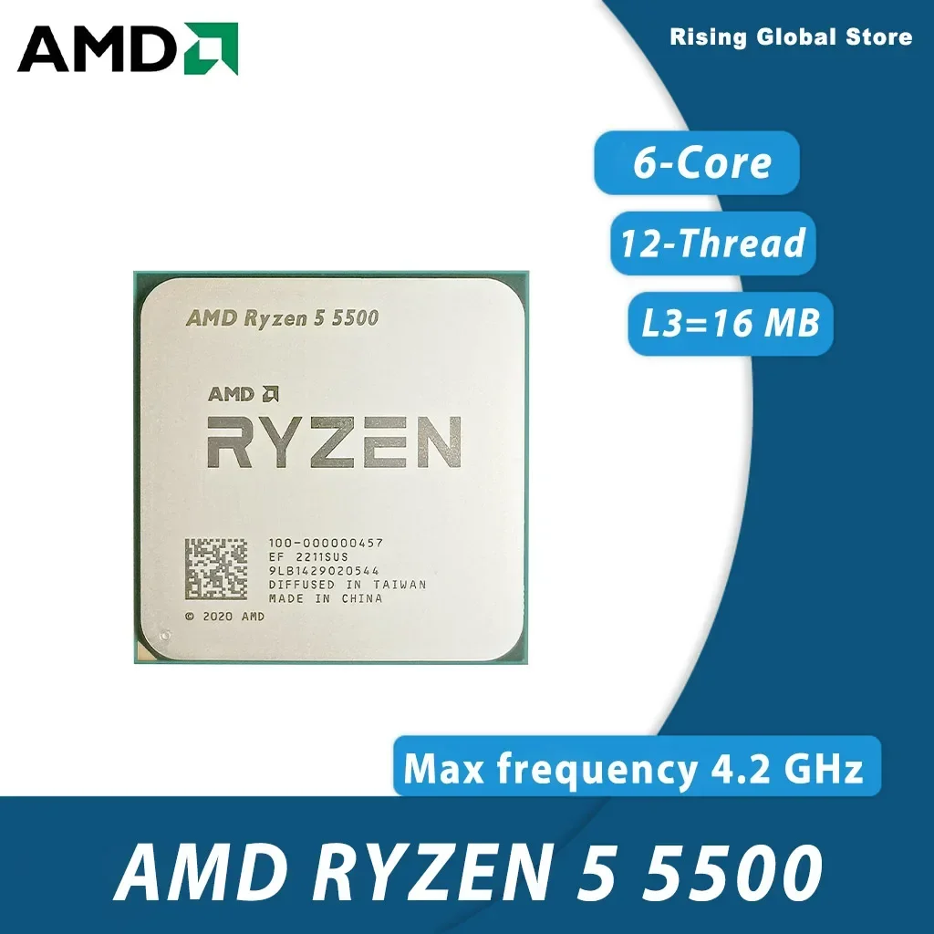 AMD Ryzen 5 5500 Studio Multi  - Amd Cpu Ryzen 5 recension och pris