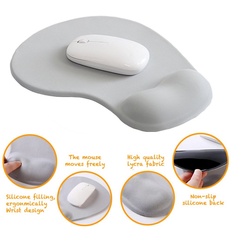 Ergonomic Mouse Pad Silicone M - Keyboard Mouse Bundle Gaming recension och pris
