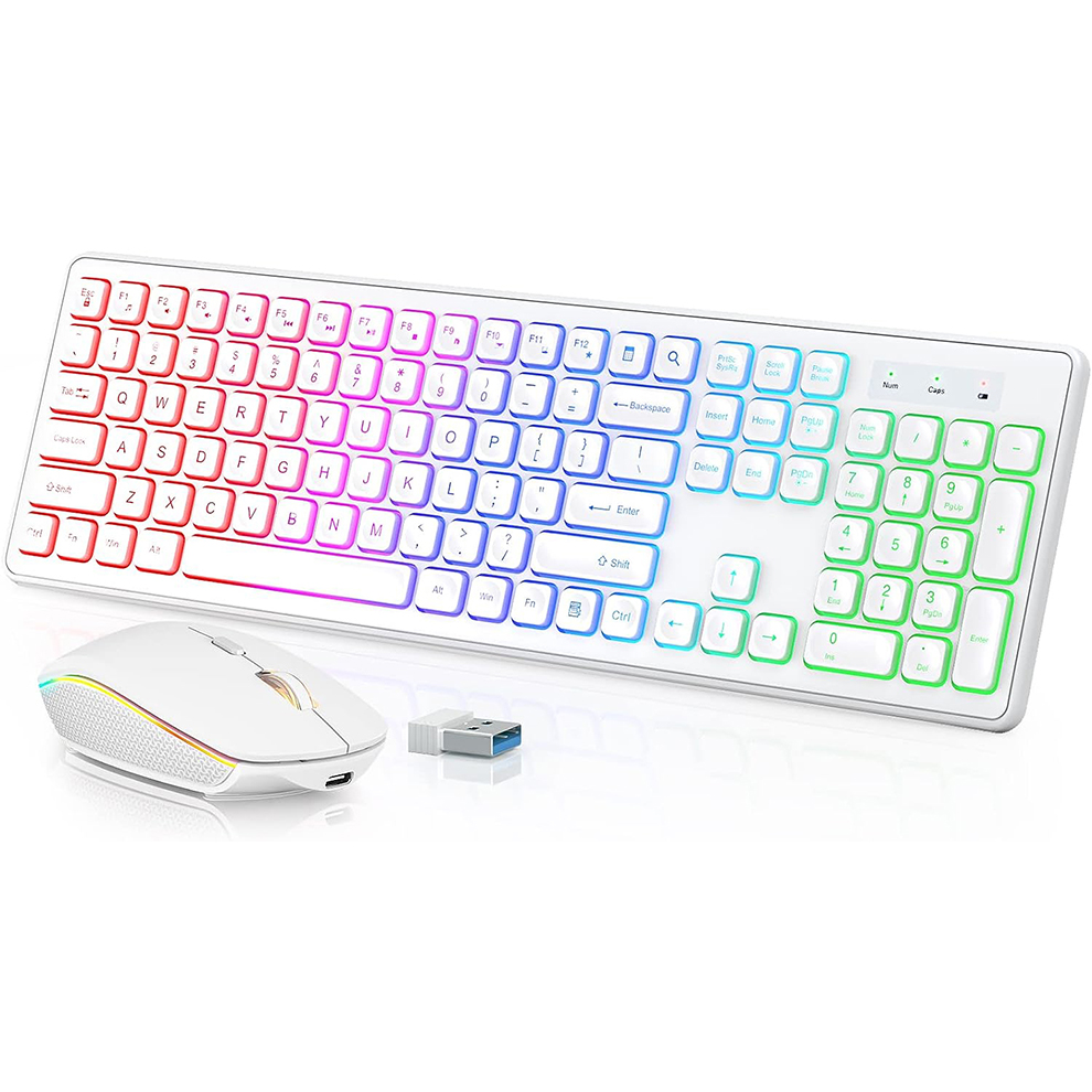 Backlit Wireless Keyboard and  - Gaming Keyboard And Mouse Combo Wireless recension och pris