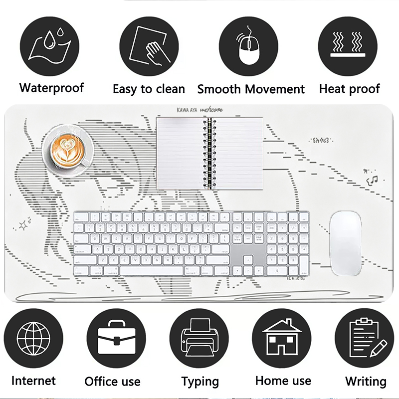 1Pcs Leather Mouse Pad Anime A - Gaming Keyboard And Mouse Pad recension och pris