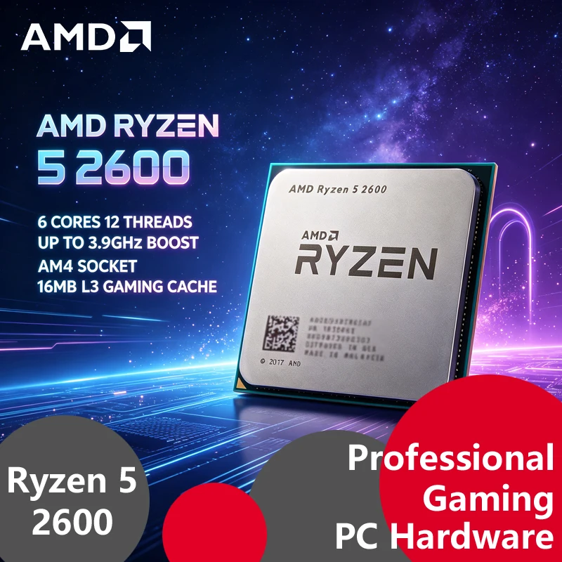 AMD Ryzen 5 2600 Tray CPU 6 Co - Amd Cpu Ryzen 5 recension och pris